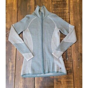 Smartwool Women’s Teal Turquoise Full Zip Cardigan Sweater Merino XS Extra Small